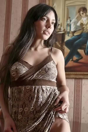 Breath-taking Young Brunette Diana V